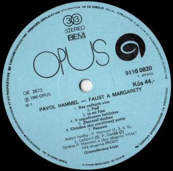 LP Pavol Hammel: Faust A Margaréty 403984