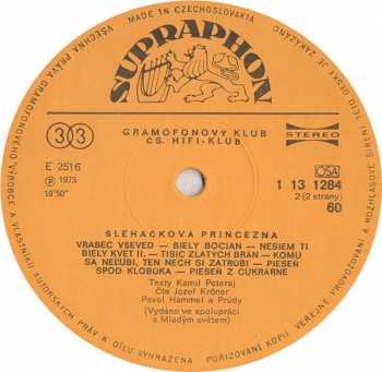 LP Pavol Hammel: Šlehačková Princezna