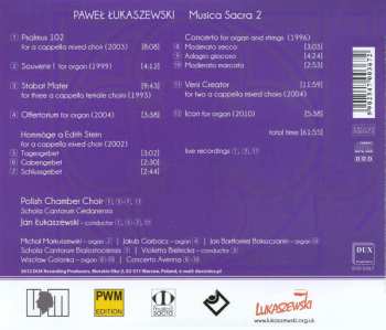 CD Paweł Łukaszewski: Musica Sacra 2: Veni Creator, Stabat Mater, Organ Concerto 314693