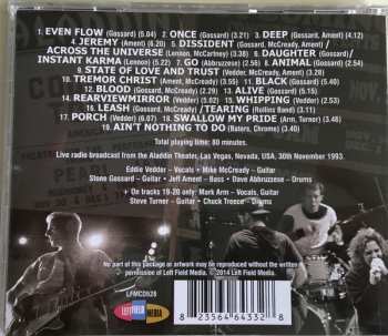 CD Pearl Jam: Aladdin, Las Vegas (1993 Radio Broadcast) 386409