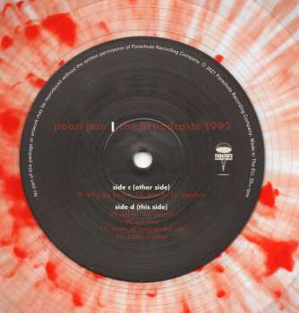 2LP Pearl Jam: The Broadcasts 1992 LTD | CLR 419698