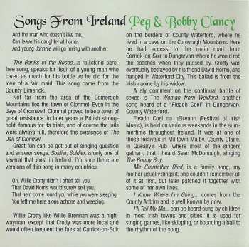 CD Peg Clancy: Songs From Ireland