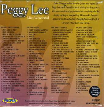 4CD/Box Set Peggy Lee: Miss Wonderful 101878