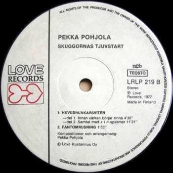 LP Pekka Pohjola: Skuggornas Tjuvstart 541648
