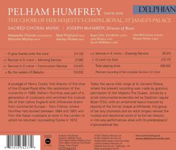 CD Pelham Humfrey: Pelham Humfrey: Sacred Choral Music 319365