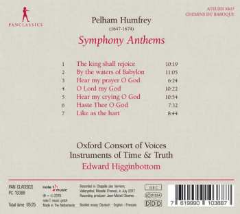 CD Pelham Humfrey: Symphony Anthems 118540