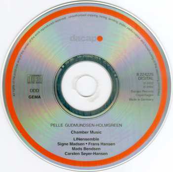 CD Pelle Gudmundsen-Holmgreen: Chamber Music 326087