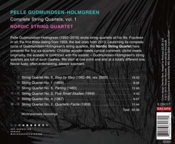 CD Pelle Gudmundsen-Holmgreen: Complete String Quartets, Vol. 1 256614