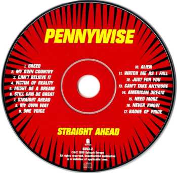 CD Pennywise: Straight Ahead 494216