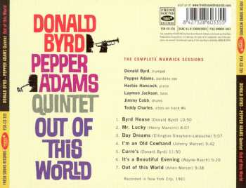 CD Pepper Adams Donald Byrd Quintet: Out Of This World (The Complete Warwick Sessions) 267529