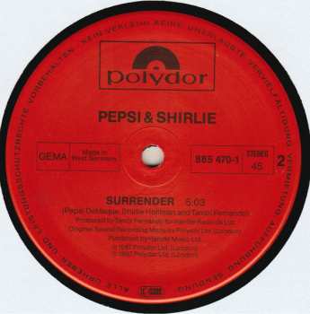 LP Pepsi & Shirlie: Heartache 533057