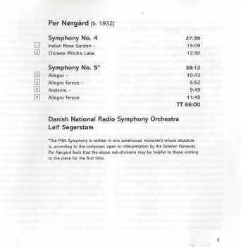 CD Per Nørgård: Symphony No. 4 / Symphony No. 5 316189