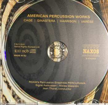 CD Percurama Percussion Ensemble: American Percussion Works: Cage - Ginastera - Harrison - Varèse 297935