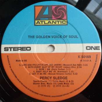 LP Percy Sledge: The Golden Voice Of Soul 430866