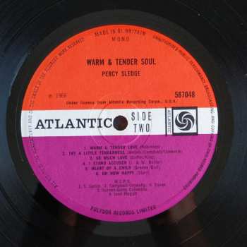 LP Percy Sledge: Warm & Tender Soul 437166