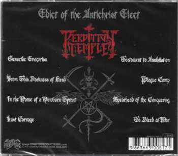 CD Perdition Temple: Edict Of The Antichrist Elect 306920