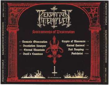 CD Perdition Temple: Sacraments Of Descension 305487