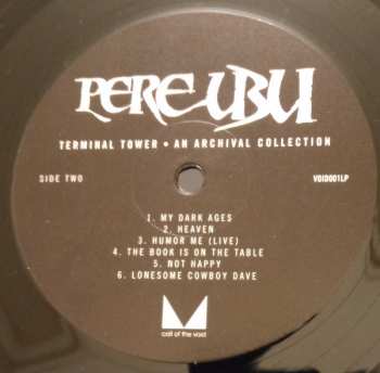 LP Pere Ubu: Terminal Tower · An Archival Collection LTD 73047