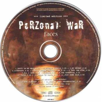 CD Perzonal War: Faces LTD 244800