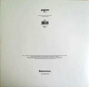 LP Pet Shop Boys: Behaviour 308383