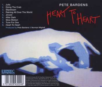 CD Peter Bardens: Heart To Heart 536188