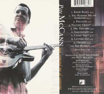 CD Pete McCann: You Remind Me Of Someone 187287