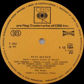 LP Pete Seeger: Pete Seeger 41755