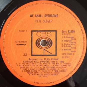 LP Pete Seeger: We Shall Overcome 442937
