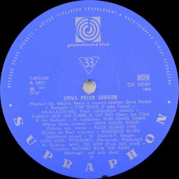 LP Pete Seeger: Zpívá Americké Lidové Písně A Balady 43208