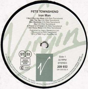 LP Pete Townshend: The Iron Man (The Musical By Pete Townshend) 155883