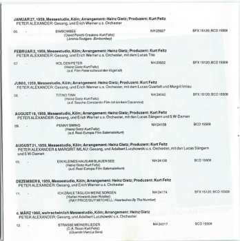 CD Peter Alexander: Straße Meiner Lieder