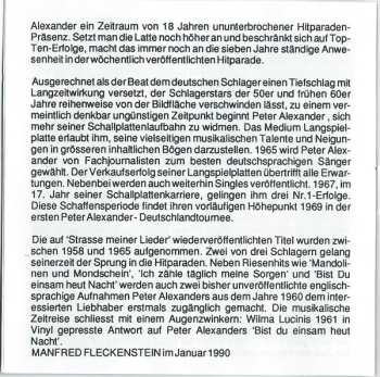 CD Peter Alexander: Straße Meiner Lieder