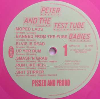 LP Peter And The Test Tube Babies: Pissed And Proud LTD | NUM | CLR 369920