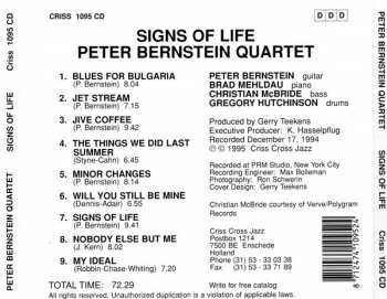 CD Peter Bernstein Quartet: Signs Of Life 319375