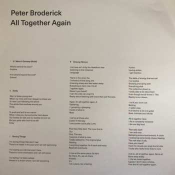2LP Peter Broderick: All Together Again LTD | CLR 229636