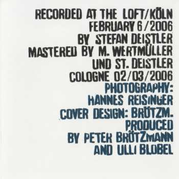 CD Peter Brötzmann: Full Blast 418373