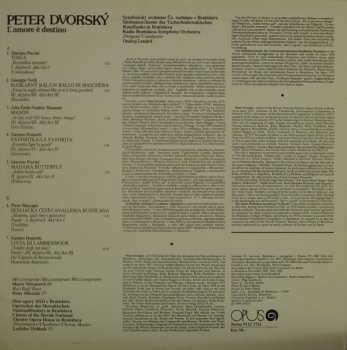 LP Peter Dvorský: L'amore È Destino 52837