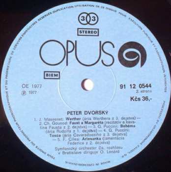 LP Peter Dvorský: Peter Dvorský 138362