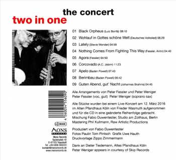 CD Peter Fessler: Two In One: The Concert 148567