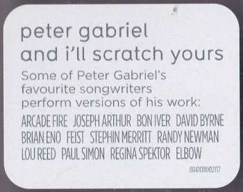 CD Peter Gabriel: And I'll Scratch Yours 2174