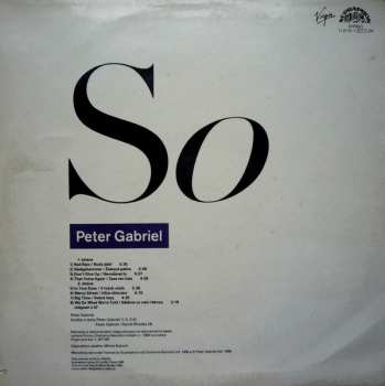 LP Peter Gabriel: So 43754