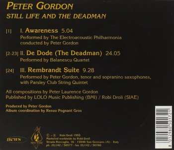 CD Peter Gordon: Still Life And The Deadman 255603