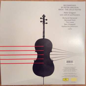 3LP Peter Gregson: Recomposed By Peter Gregson: Bach - The Cello Suites 72017