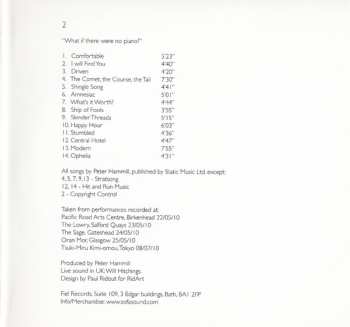 2CD Peter Hammill: PNO GTR VOX  Live Performances