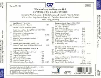 CD Peter Kopp: Weihnachten Am Dresdner Hof 113269
