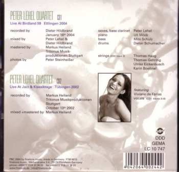 2CD Peter Lehel Quartet: Live At Birdland 59 Ettlingen And Live At Jazz- & Klassiktage Tübingen 329443