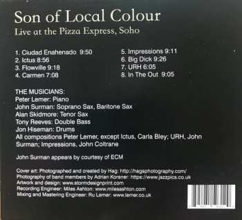 CD Peter Lemer Quintet: Son Of Local Colour  94772