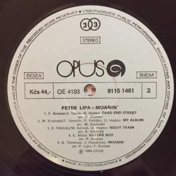 LP Peter Lipa: Moanin'