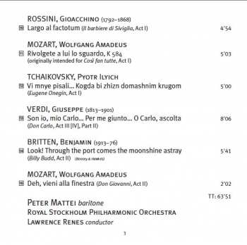 SACD Peter Mattei: Great Baritone Arias 399092