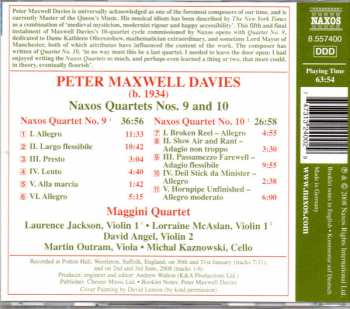 5CD Peter Maxwell Davies: The Naxos Quartets 116521
